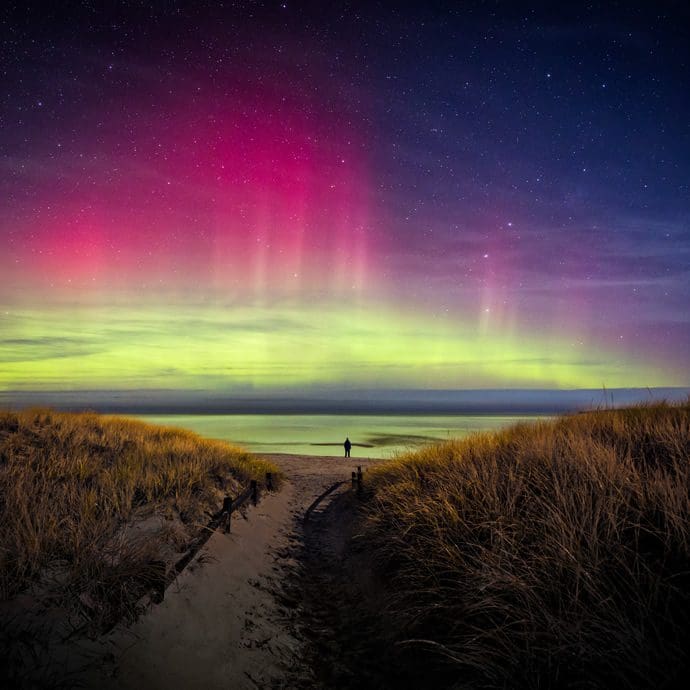 Au Train dark sky northern lights - Pure Michigan Au Train dark sky northern lights - Pure Michigan