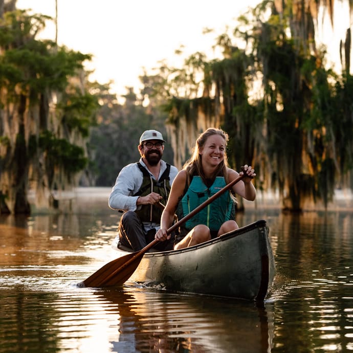 Canoeing on Lake Martin - Explore Louisiana/Paul Kieu Canoeing on Lake Martin - Explore Louisiana/Paul Kieu