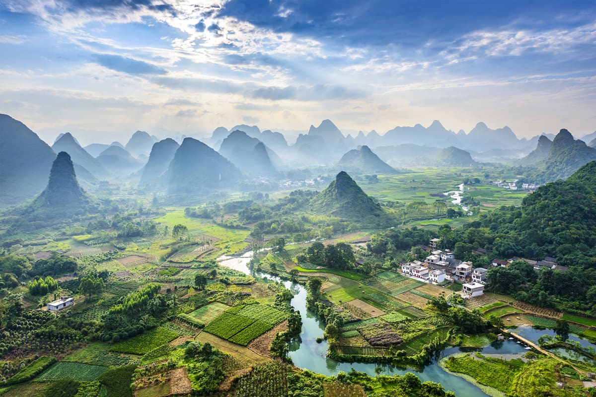 Li River, Karst Mountains, China