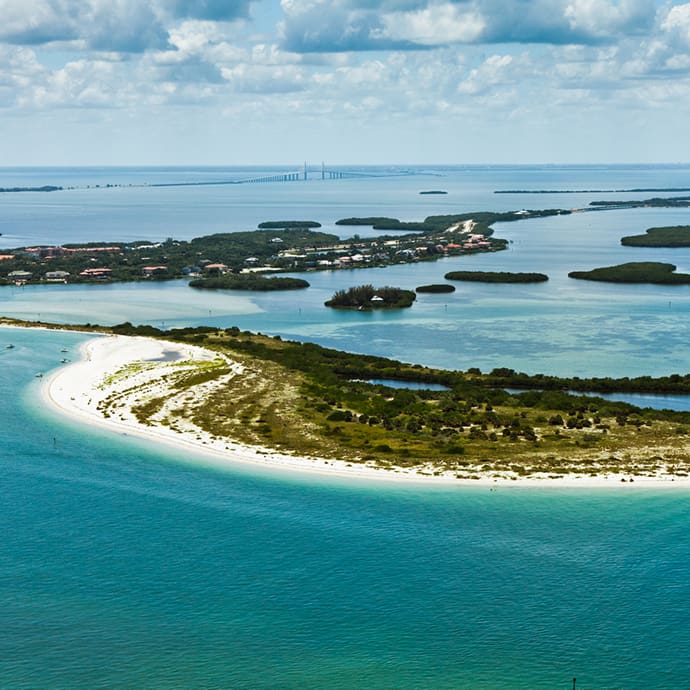 Sunshine Skyway Bridge, Fort de Soto Park - VisitStPeteClearwater.com/Nicholas A Collura Gehrtch Sunshine Skyway Bridge, Fort de Soto Park - VisitStPeteClearwater.com/Nicholas A Collura Gehrtch