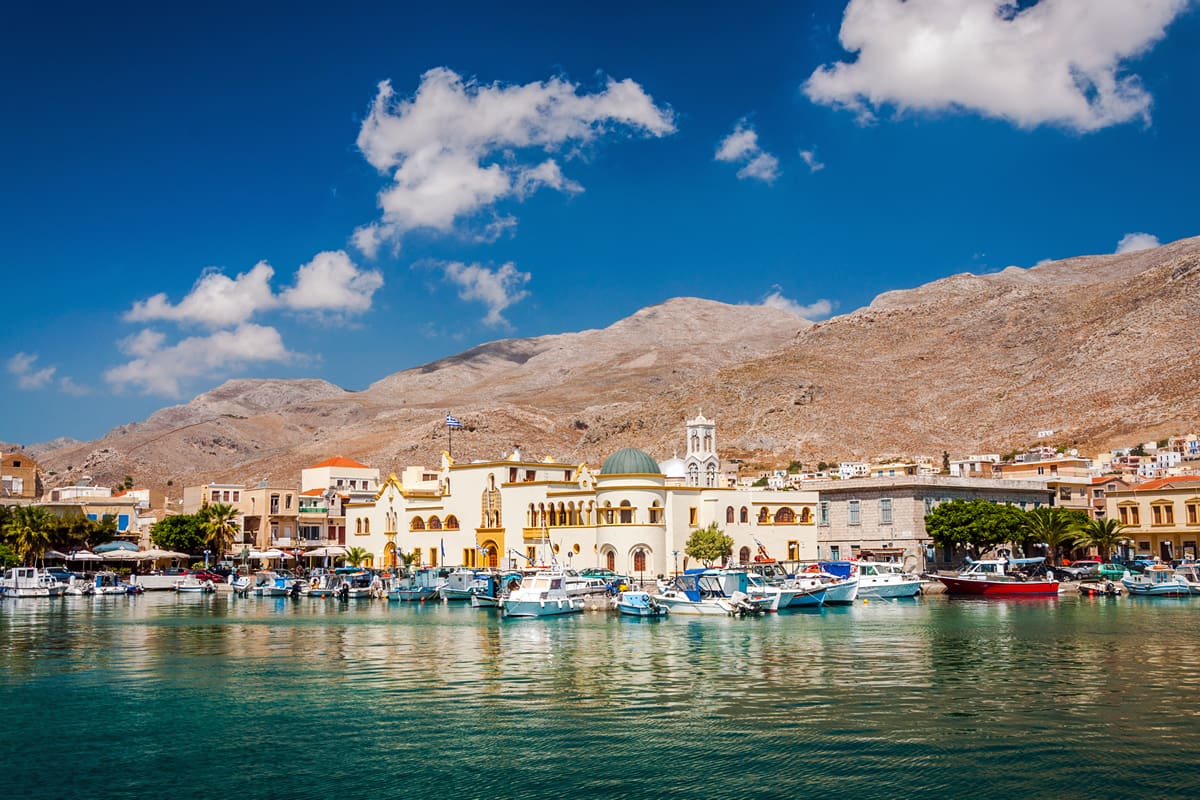 Kalymnos island in Greece