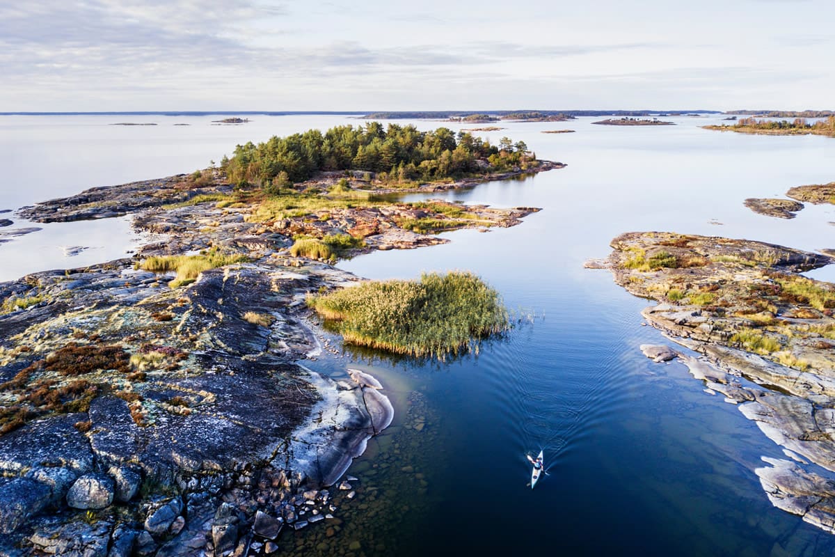 Lurö, situated in lake Vänern, is the largest freshwater archipelago in Europe - imagebank.sweden.se/Roger Borgelid