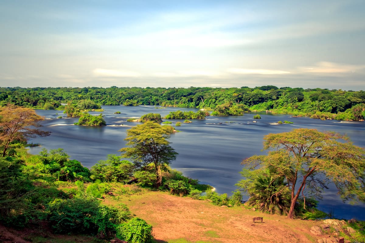 The River Nile at Murchison Falls, Uganda