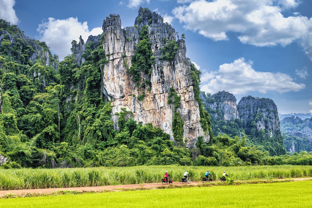Phitsanulok travel bicycles, Noen Maprang - Tourism Authority of Thailand