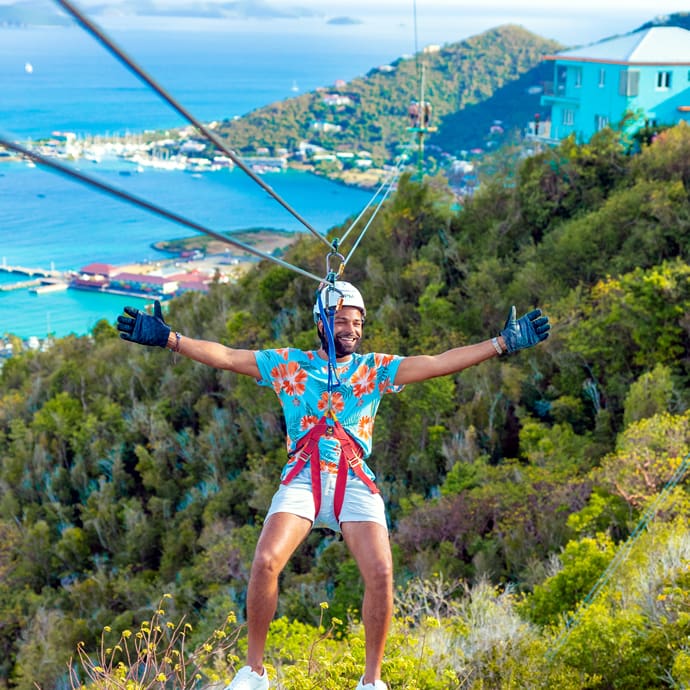 Ziplining in Tortola - BVI Tourism Ziplining in Tortola - BVI Tourism