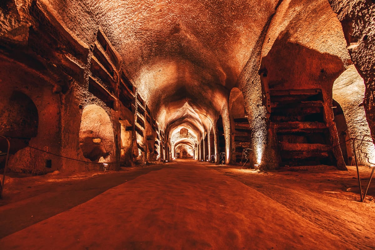 Underground tour of Naples