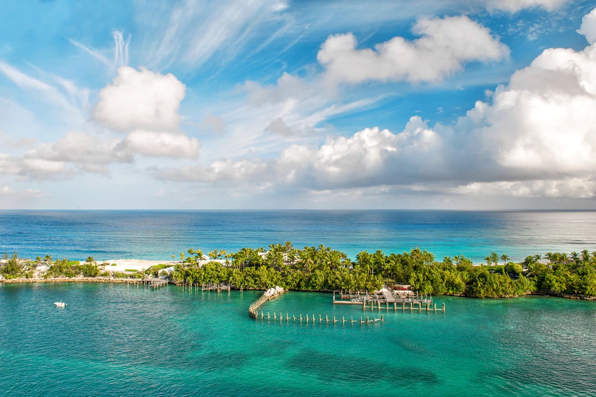 Tranquil scene in Nassau, Bahamas