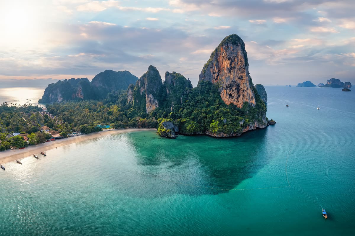 Railay Beach panorama, Krabi