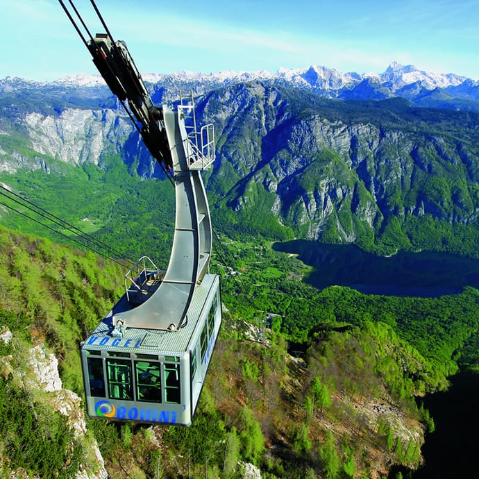 Cable car to Vogel in Bohinj’s springtime – Slovenia Tourism/Bohinj Tourism/Mitja Sodja