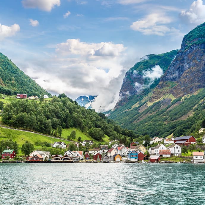 A summer day in Norway's Sognefjord