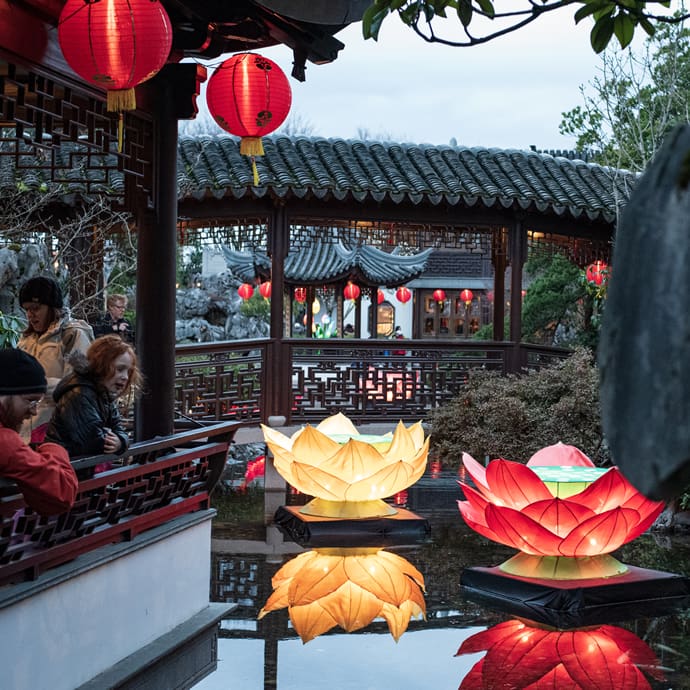 Lunar New Year, Lan Su Chinese Garden - Travel Portland/Nick Mendez Lunar New Year, Lan Su Chinese Garden - Travel Portland/Nick Mendez