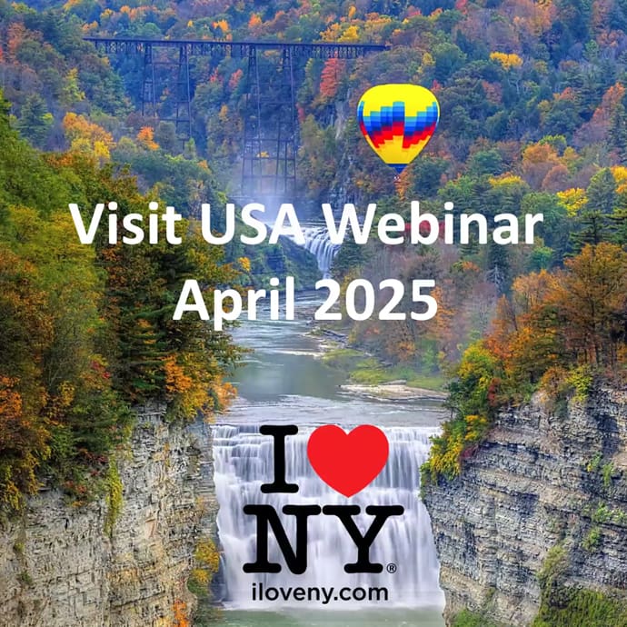 Visit USA New York State webinar Visit USA New York State webinar