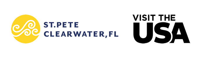 St. Pete-Clearwater – Visit USA logos