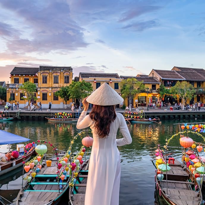 Admiring the views of Hoi An, Vietnam