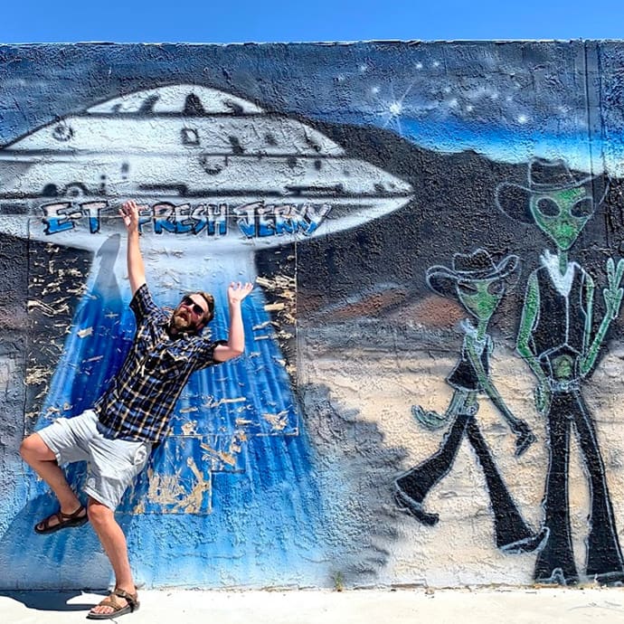 Alien mural - Travel Nevada/Devon Blunden