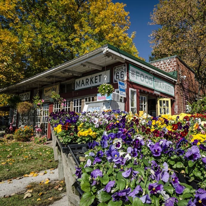Food market on Route 66 - Kansas Tourism/Doug Stremel
