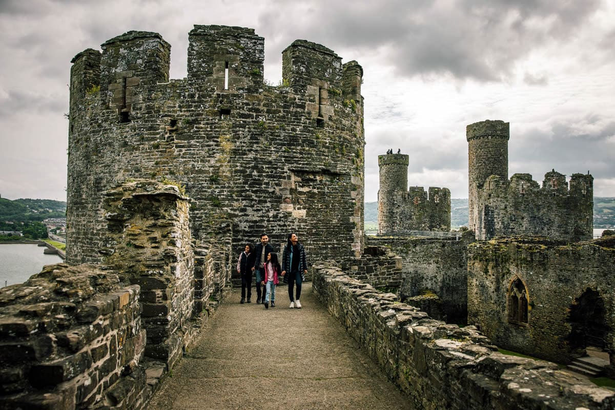 Exploring Conwy Castle in north Wales – Crown copyright (2025) Cymru Wales