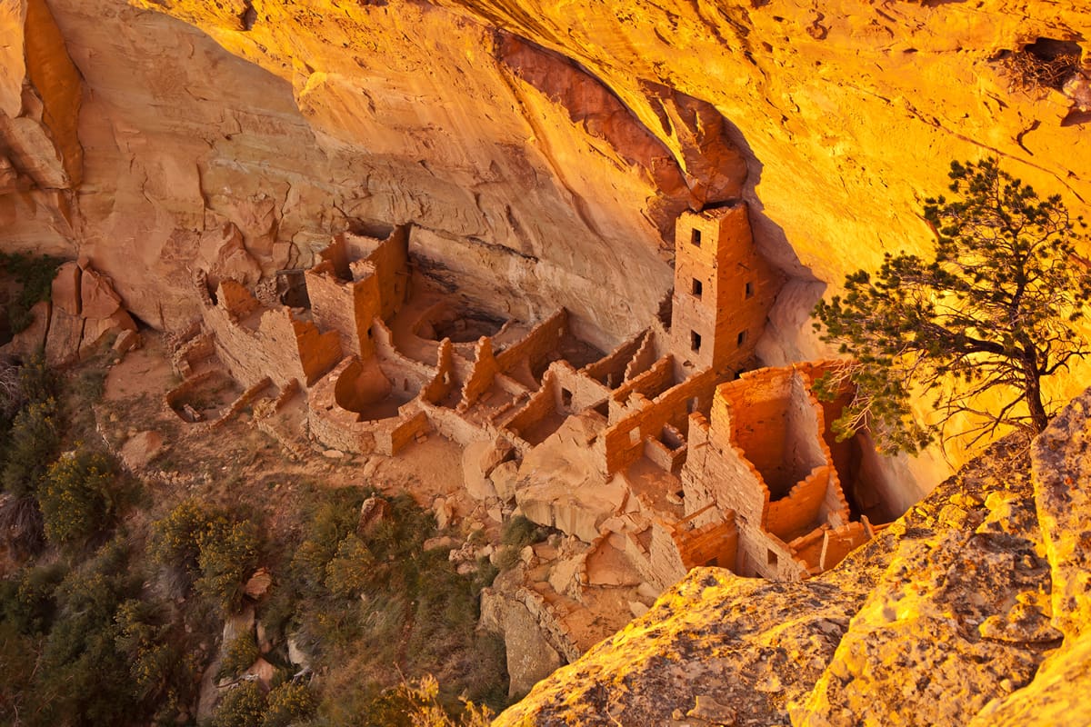 Mesa Verde cliff dwellings, Colorado