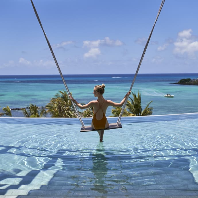 LUX* Grand Baie, Mauritius overlooking the Grand Baie Lagoon