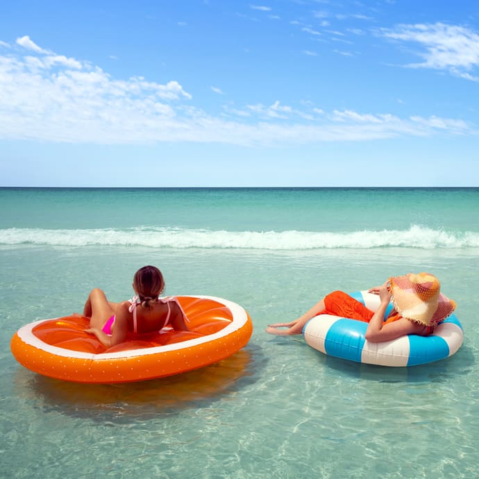 Floating in the sea – Visit Panama City Beach/Gary Bogdong