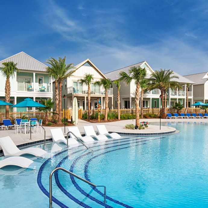 Margaritaville Beach Cottage Resort pool, Panama City Beach